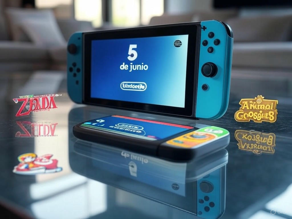 ¡Confirmado! Nintendo Switch 2 llegará el 5 de junio con un catálogo de lanzamiento explosivo